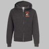 Youth Midweight Hooded Full-Zip Sweatshirt Thumbnail