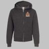 Youth Midweight Hooded Full-Zip Sweatshirt Thumbnail